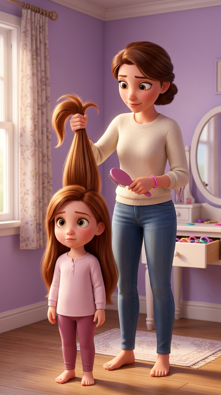 Mother and daughter character reference